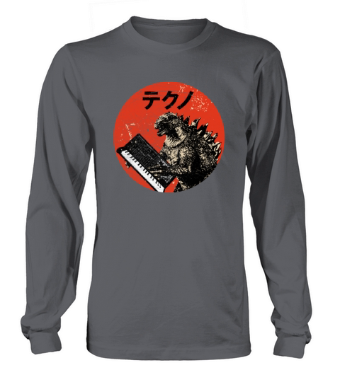 Vintage Analog Synthesizer - Japanese Retro Long sleeved Unisex