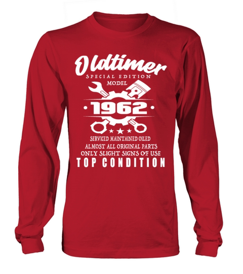 Vintage Special Edition Model 1962 Birthday Long sleeved Unisex