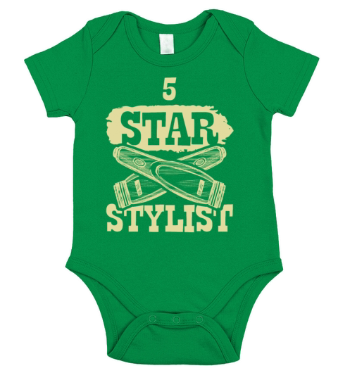 5 star stylist Short Sleeve Baby One-Piece