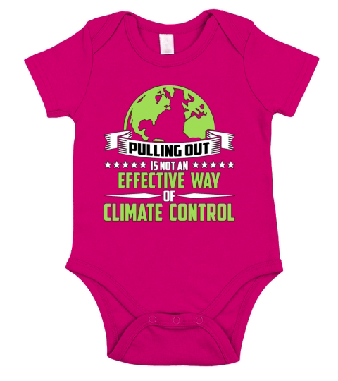Global Warming Pulling Out Is Not Environmentalist Short Sleeve Baby One-Piece
