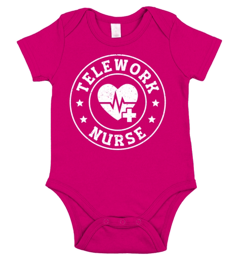 Healthcare Telework Nurse Short Sleeve Baby One-Piece