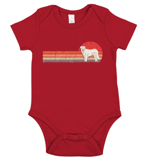 Kuvasz Retro Owner Vintage Short Sleeve Baby One-Piece