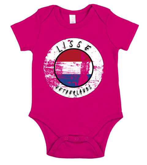 Lisse Netherlands Vintage Short Sleeve Baby One-Piece