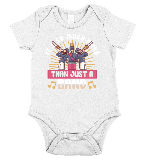 Marching Band Clarinetist School Rehearsal Music Short Sleeve Baby One-Piece