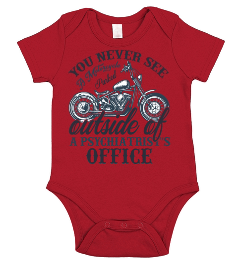 Motorcycle funny biker quote motorbike Short Sleeve Baby One-Piece