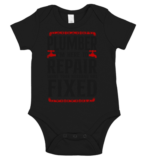 Plumbing Plumber Vintage Plumber Short Sleeve Baby One-Piece