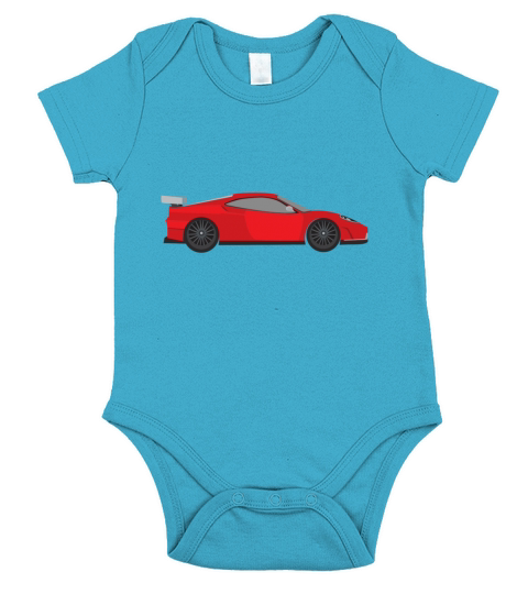race car Short Sleeve Baby One-Piece