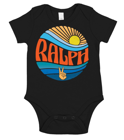Ralph Shirt Vintage Sunset Ralph Groovy Tie Dye Short Sleeve Baby One-Piece