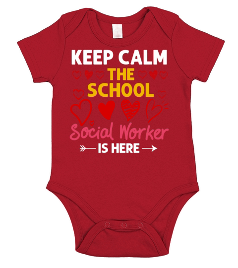 School Social Worker Quotes Appreciation Office Short Sleeve Baby One-Piece