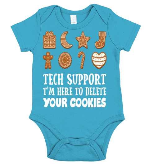 Tech Support Christmas Computer Programmer Xmas Short Sleeve Baby One-Piece