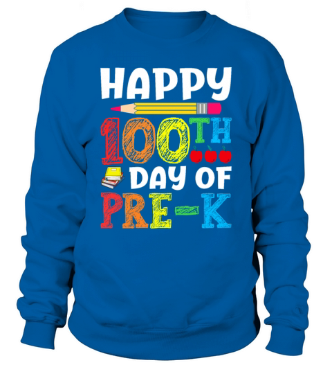 100 Days Of School Design for Kindergarten Teacher Sweatshirt Unisex