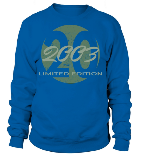 20th birthday men women 20 years 2003 vintage Sweatshirt Unisex