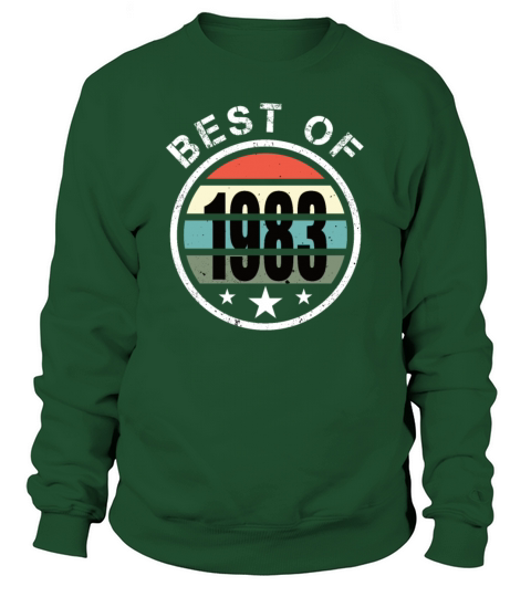 40th birthday vintage 1983 best of 1983 Sweatshirt Unisex
