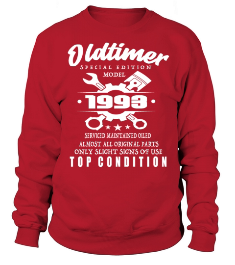 Vintage Special Edition Model 1993 Birthday Sweatshirt Unisex