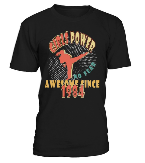 1984 vinatge Girls Power Birthday T-Shirt Unisex
