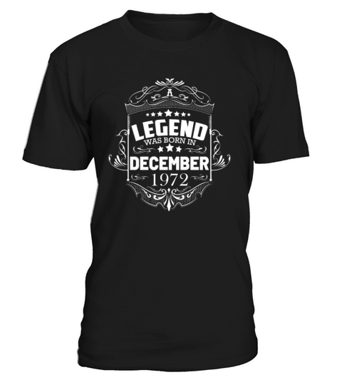 50th Birthday Gifts Born 1972 December T-Shirt Unisex