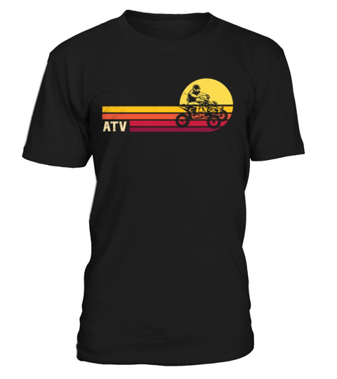 all terrain vehicles retro sunset artistic art wor T-Shirt Unisex