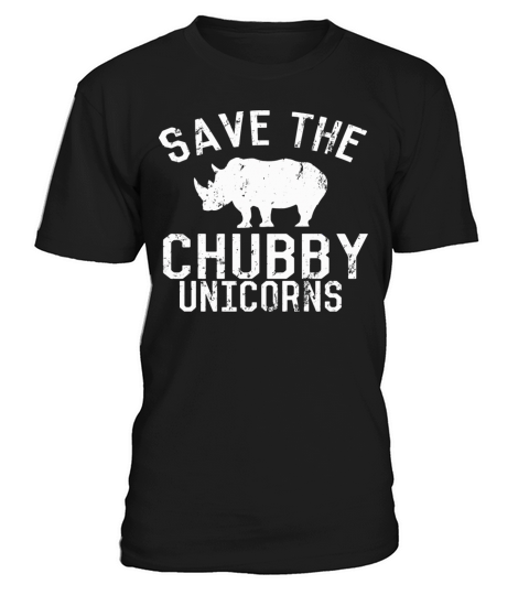 Funny Save The Chubby Unicorns Fat Rhino Vintage T-Shirt Unisex