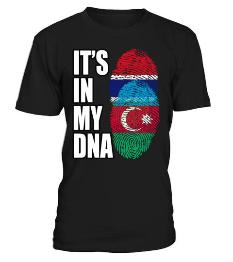 Gambian And Azerbaijani Mix Heritage DNA Flag T-Shirt Unisex