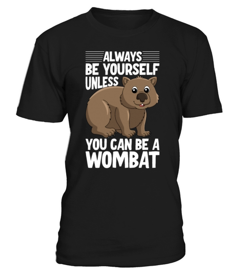 Native Australian Animal Lovers Cute Wombat T-Shirt Unisex