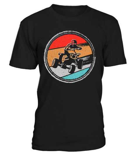 Quad Biker Vintage Graphic 4 wheeler ATV T-Shirt Unisex