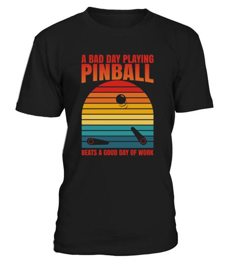Retro Pinball Beats Work Arcade Machine T-Shirt Unisex