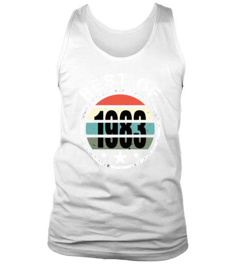40th birthday vintage 1983 best of 1983 Tank Top Unisex
