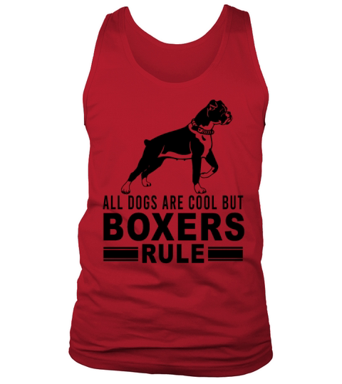 All dogs are cool but boxers rule Tank Top Unisex