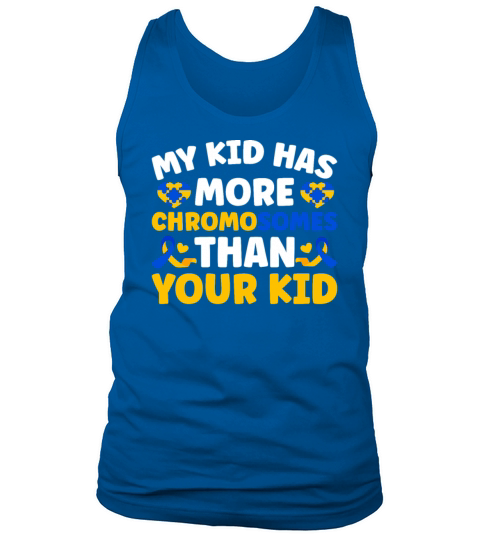 Down Syndrome Awareness Outfit Dad Mom Down Syndro Tank Top Unisex