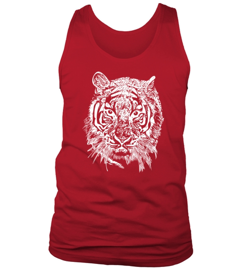 Elegant Tiger Big Cat With Striped Pattern Tank Top Unisex