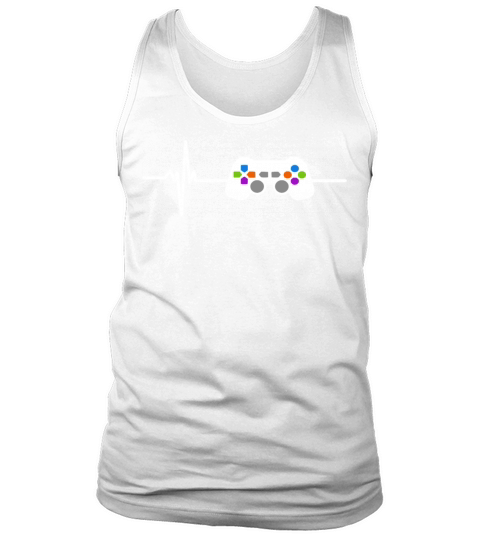 Gamer Heartbeat Game Controller for Nerdy Gamer Tank Top Unisex