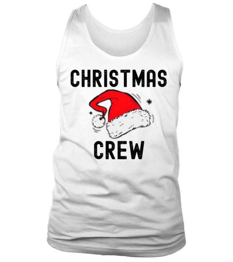 Grunge Christmas Crew Group Hat Matching Pajama Tank Top Unisex