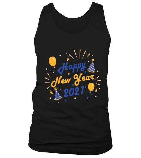 Happy New Year 2021 Tank Top Unisex