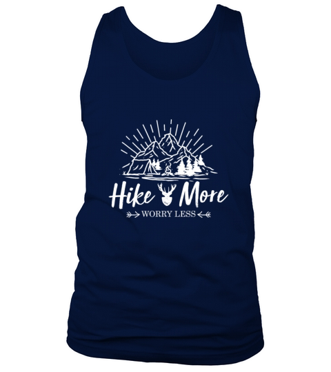 Hike More Worry Less Tank Top Unisex