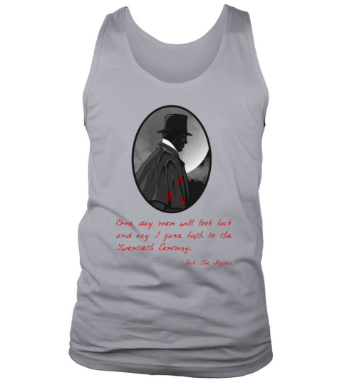 Jack the Ripper Portrait Quote Tank Top Unisex