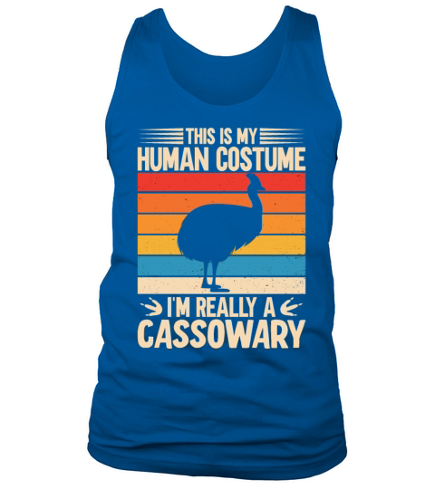 Retro Cassowary Vintage Cassowaries Quote Tank Top Unisex