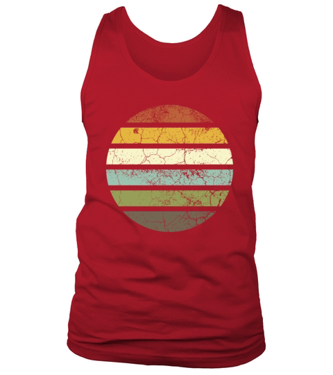 Retro Vintage Sunset Tank Top Unisex