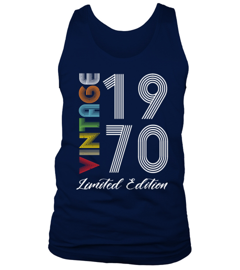 Vintage 1970 Vintage Birthday Retro Vintage Tank Top Unisex