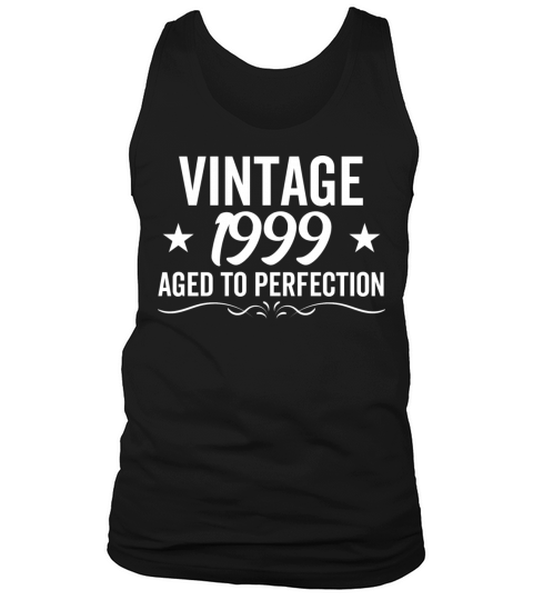 Vintage 1999 Aged To Perfection Tank Top Unisex