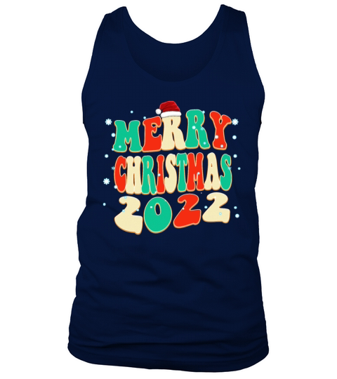 Vintage Color Classic Design Merry Christmas Tank Top Unisex