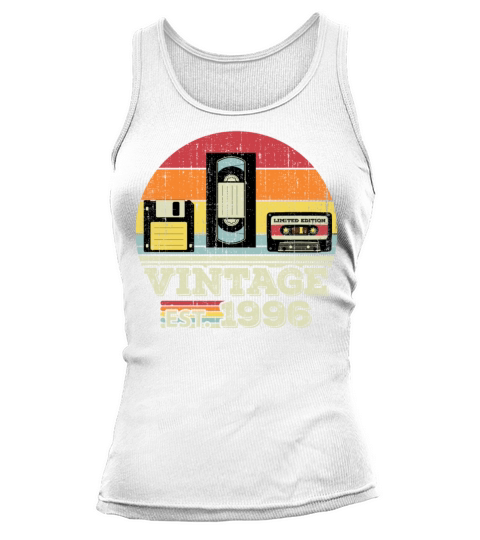 27 Year Old Vintage 1996 27th Birthday Gift Tank top Woman