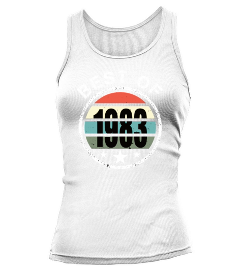 40th birthday vintage 1983 best of 1983 Tank top Woman