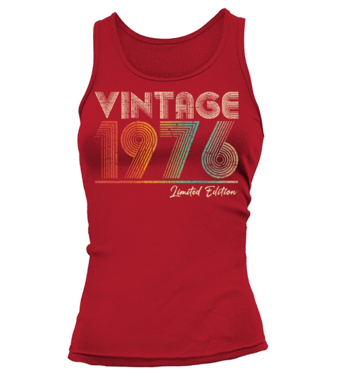 47 Year Old Vintage 1976 47th Birthday Gift Tank top Woman