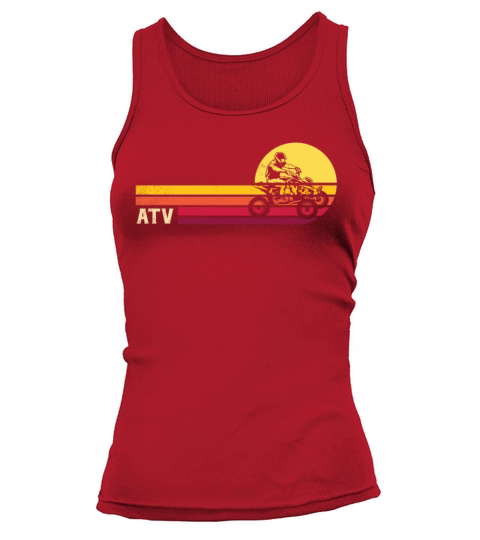 all terrain vehicles retro sunset artistic art wor Tank top Woman