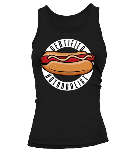 Cool Hot Dog Design For Men Women Boys Sausage Hot Tank top Woman