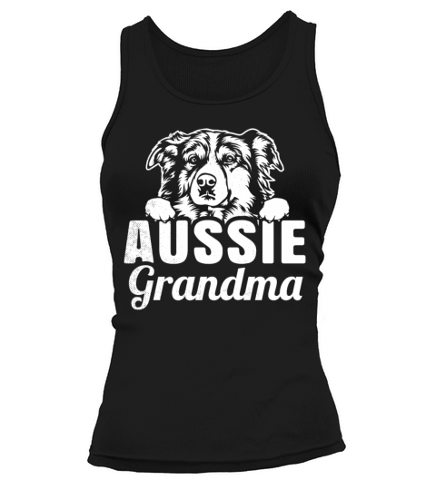 Cute AUSSIE dog for pet lover grandma or mom Tank top Woman