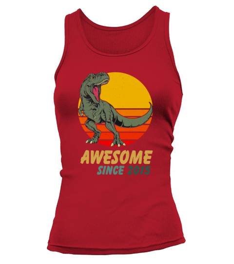 Dinosaurs Trex Awesome Since 2015 Tank top Woman
