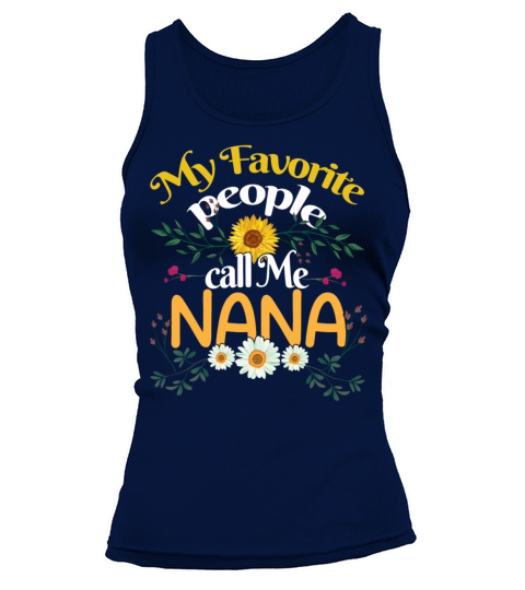 Favorite People Call Mom Grandmom Mothers Day Tank top Woman