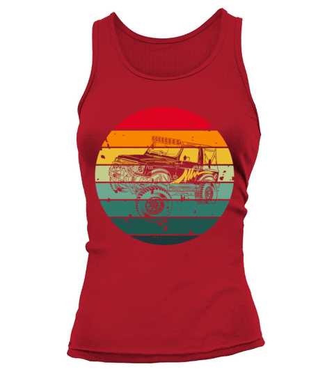 Funny Monster Truck Vintage Retro Style Tank top Woman