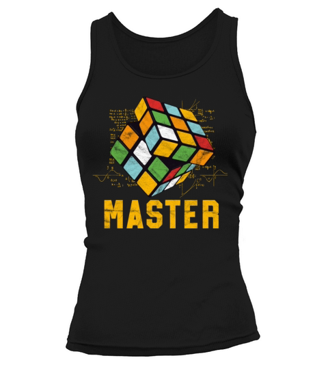 Speed Cubing Master Rubix Cube 80s Vintage Youth Tank top Woman